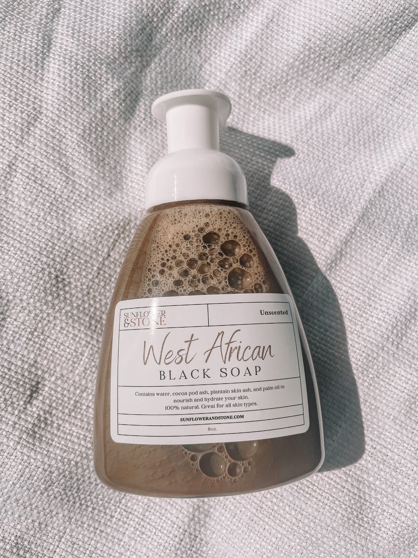 West African Black Soap Foam